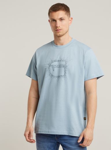Stitch Burger Logo Loose T-Shirt